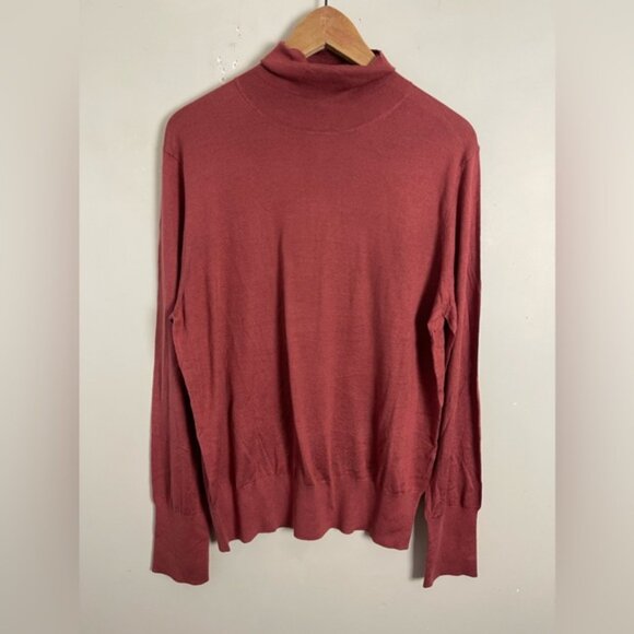 MM Lafleur Red Fitted Ribbed Long Sleeve Tee - Picture 4 of 12